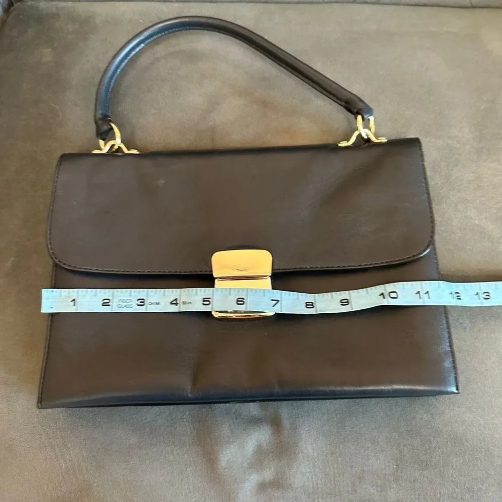 Theory leather bag woman’s navy - Picture 7 of 8